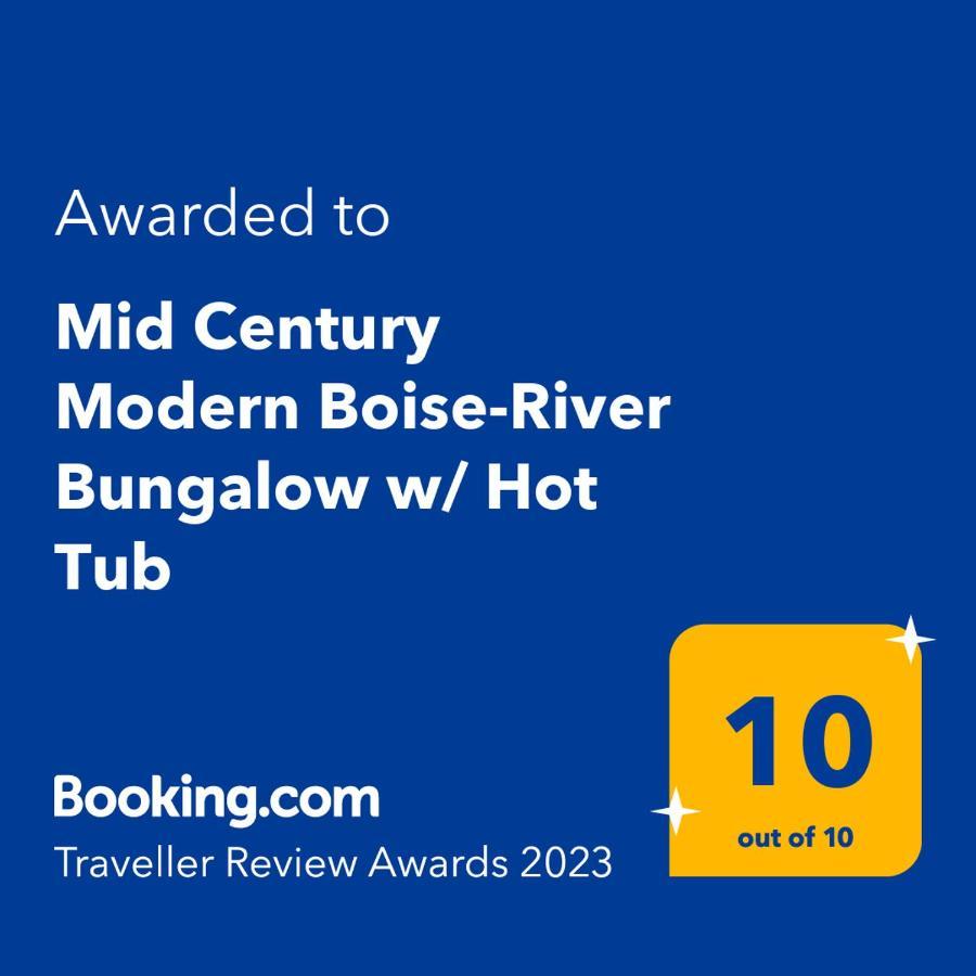 Mid Century Modern Boise-River Bungalow W/ Hot Tub Kültér fotó